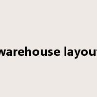 warehouse layout是什么意思