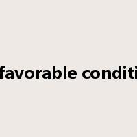 unfavorable condition是什么意思