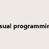 visual programming是什么意思