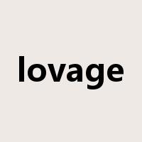 lovage是什么意思