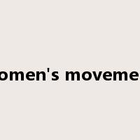 women's movement是什么意思