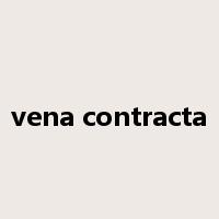 vena contracta是什么意思