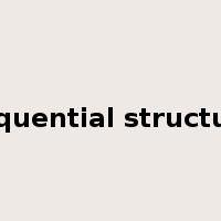 sequential structure是什么意思