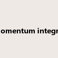 momentum integral是什么意思