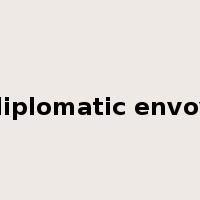 diplomatic envoy是什么意思