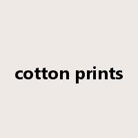 cotton prints是什么意思