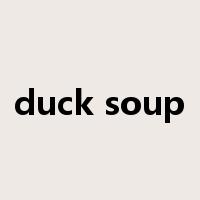 duck soup是什么意思