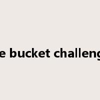 ice bucket challenge是什么意思