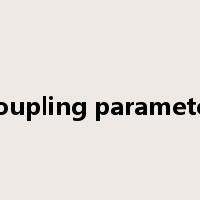 coupling parameter是什么意思