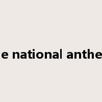 the national anthem是什么意思