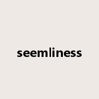 seemliness是什么意思