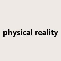physical reality是什么意思