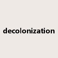 decolonization是什么意思