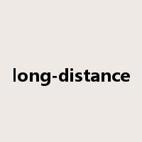 long-distance是什么意思