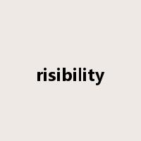 risibility是什么意思