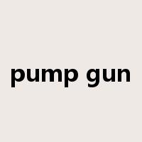 pump gun是什么意思