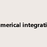 numerical integration是什么意思