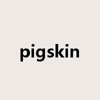 pigskin是什么意思