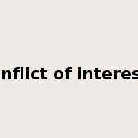 conflict of interests是什么意思