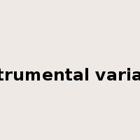 instrumental variable是什么意思