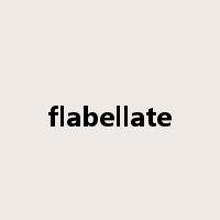 flabellate是什么意思