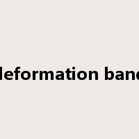 deformation band是什么意思