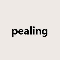 pealing是什么意思
