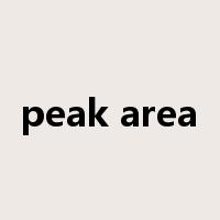 peak area是什么意思