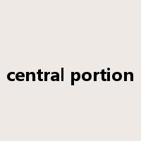 central portion是什么意思
