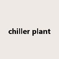 chiller plant是什么意思