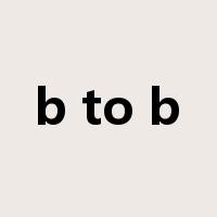 b to b是什么意思