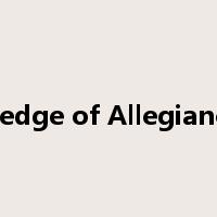Pledge of Allegiance是什么意思