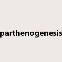 parthenogenesis是什么意思