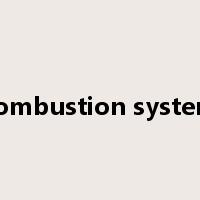 combustion system是什么意思