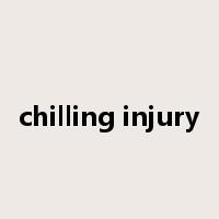chilling injury是什么意思