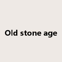 Old stone age是什么意思