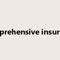 comprehensive insurance是什么意思