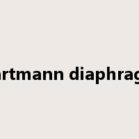 Hartmann diaphragm是什么意思