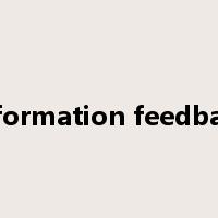 information feedback是什么意思
