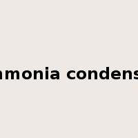 ammonia condenser是什么意思