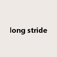 long stride是什么意思