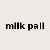 milk pail是什么意思