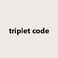 triplet code是什么意思