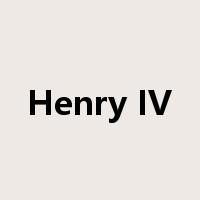 Henry IV是什么意思