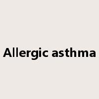 Allergic asthma是什么意思