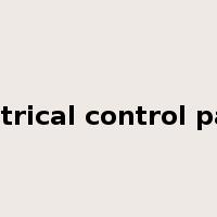 electrical control panel是什么意思