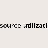 resource utilization是什么意思
