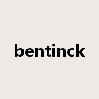 bentinck是什么意思