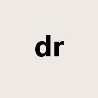 dr是什么意思