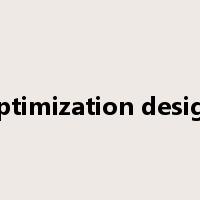 optimization design是什么意思